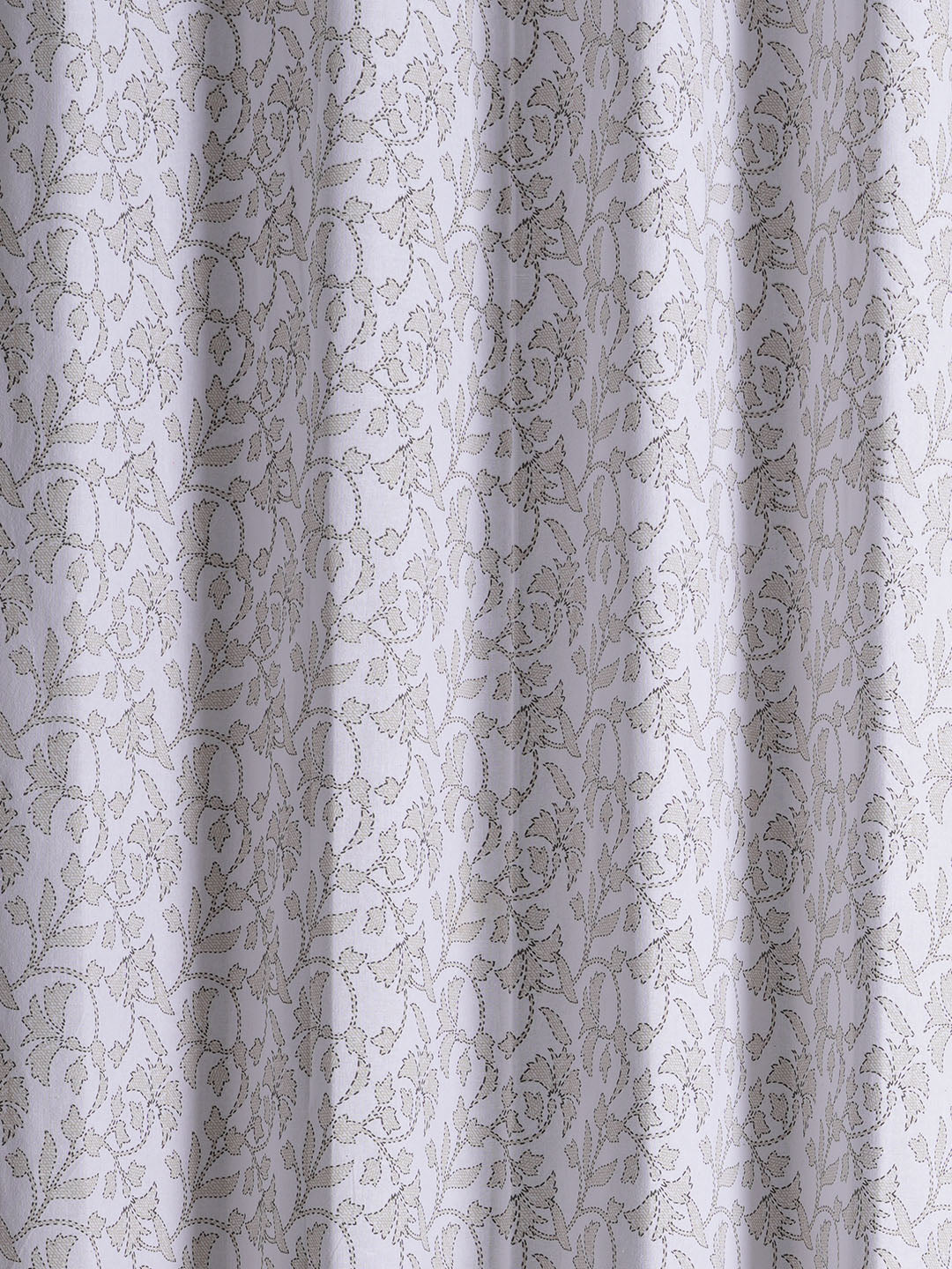 Floret Polyester Cotton Printed Curtain