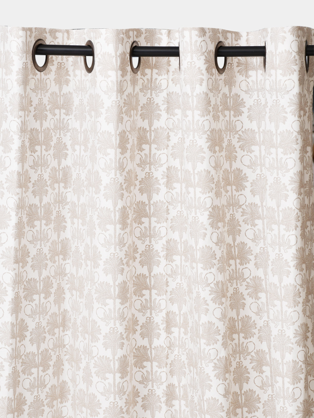Darbar Beige Cotton Long Door Curtain