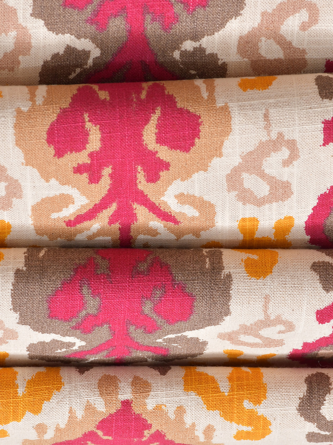 Blanc9 Rangbahar Ikat 100% Cotton Yellow 4/6 Seater Table runner