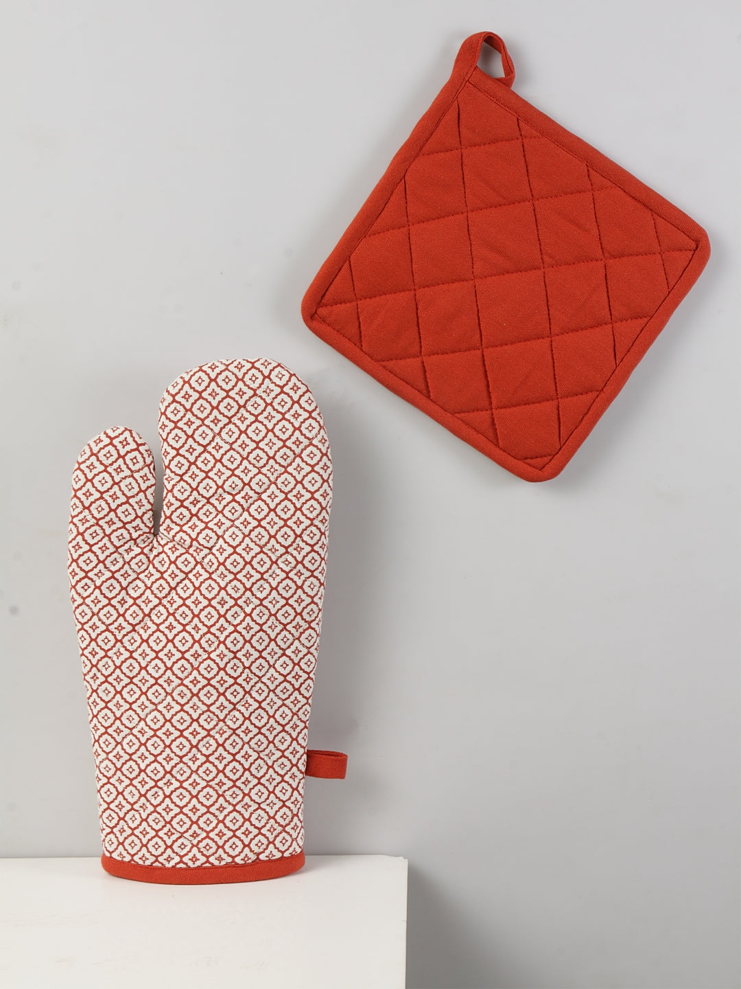 Cooking with Love- Set of Oven Mitt & Pot Holder