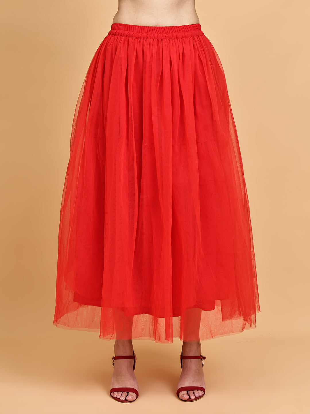 Dual Color Tulle Convertible Dress & Skirt