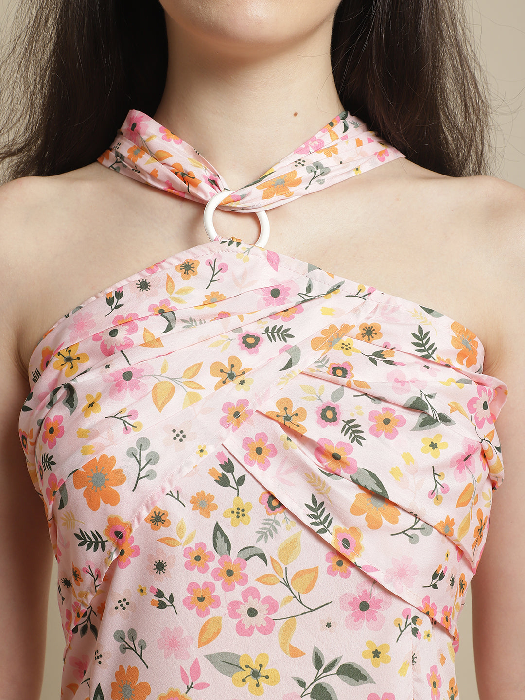 Blanc9 Pink Floral Printed Tunic