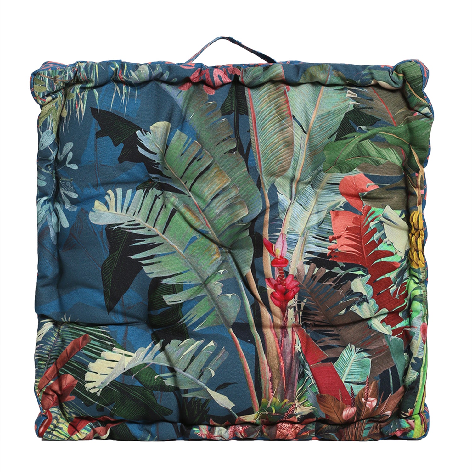 Blanc9 Set of 2 Savana Leaves Printed Matlas Floor Cushion