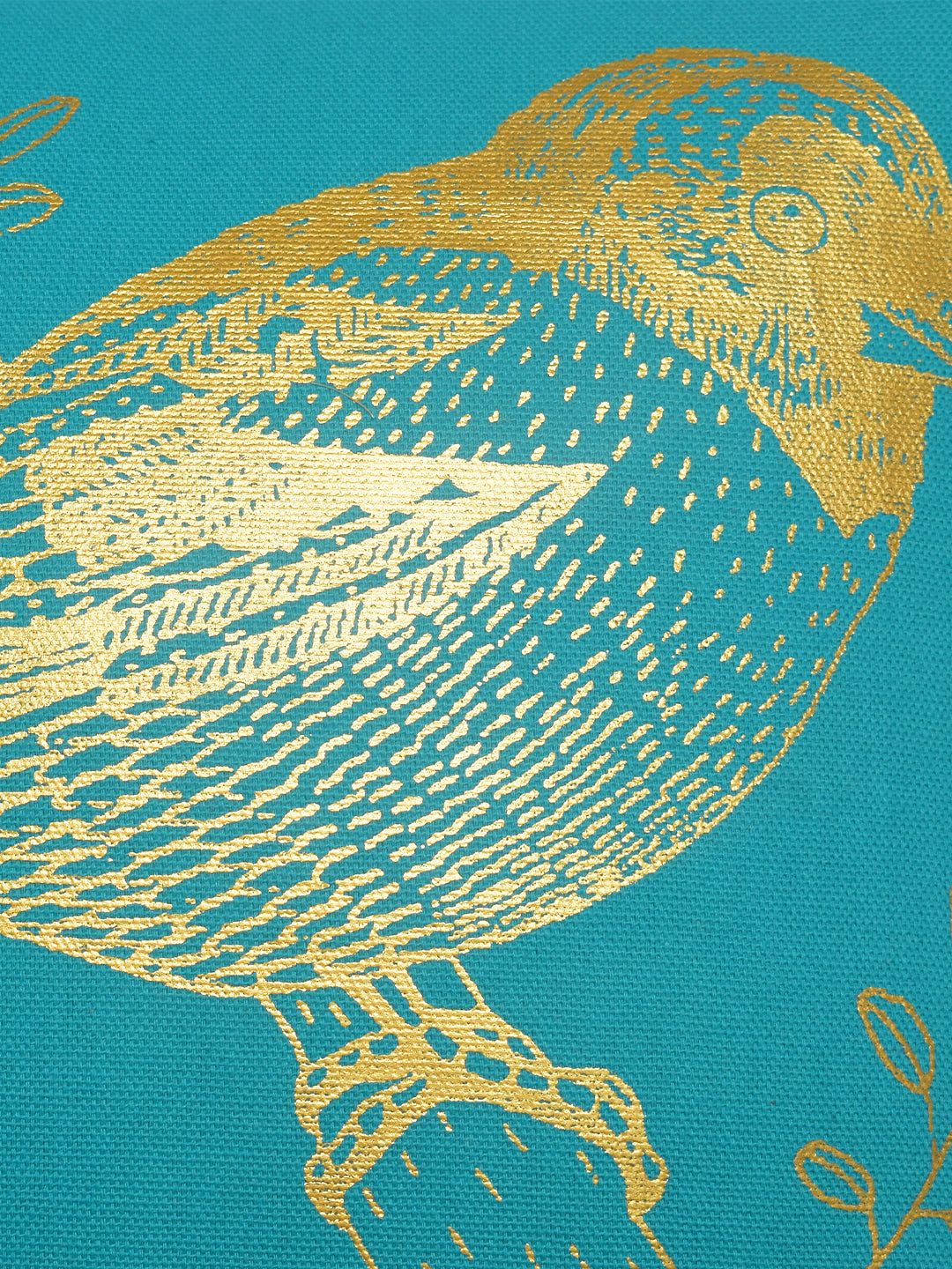 Blanc9 Set Of 5 Bird Printed Cushion Cover Set