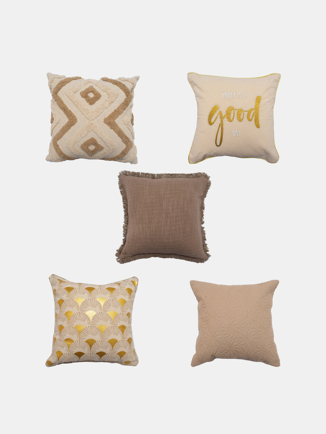 Blanc9 Set Of 5 Festive Cushion Cover Set