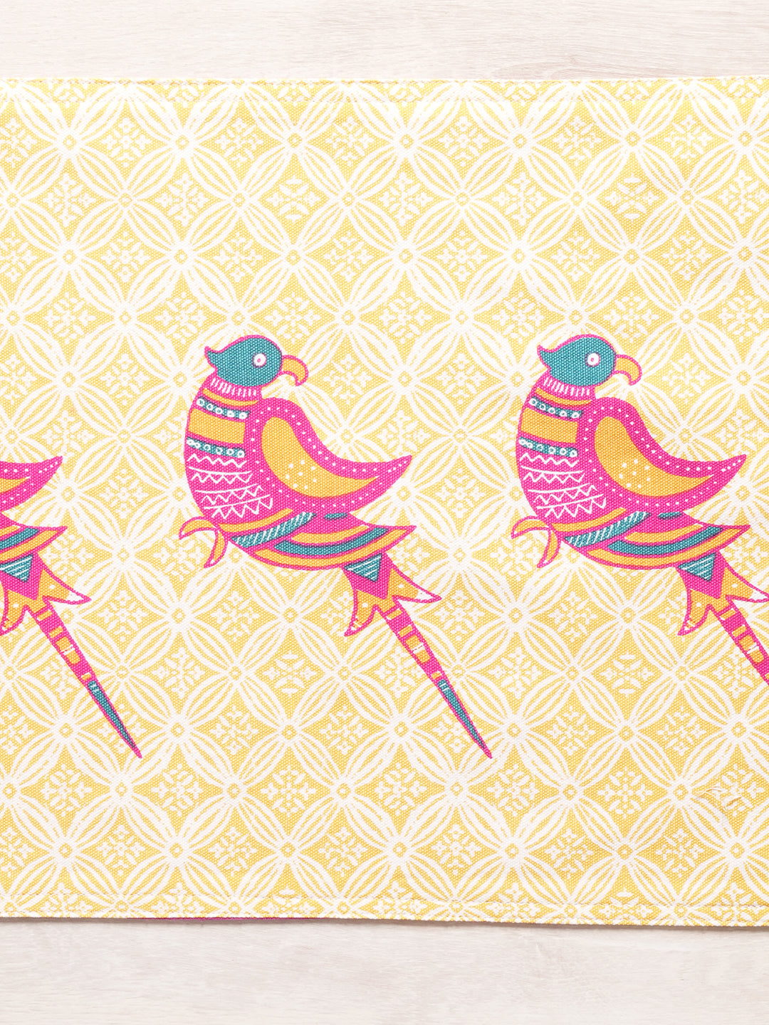 Set Of 6 Tota Pari Printed Placement