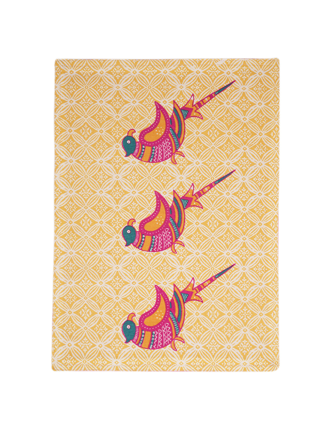 Set Of 6 Tota Pari Printed Placement