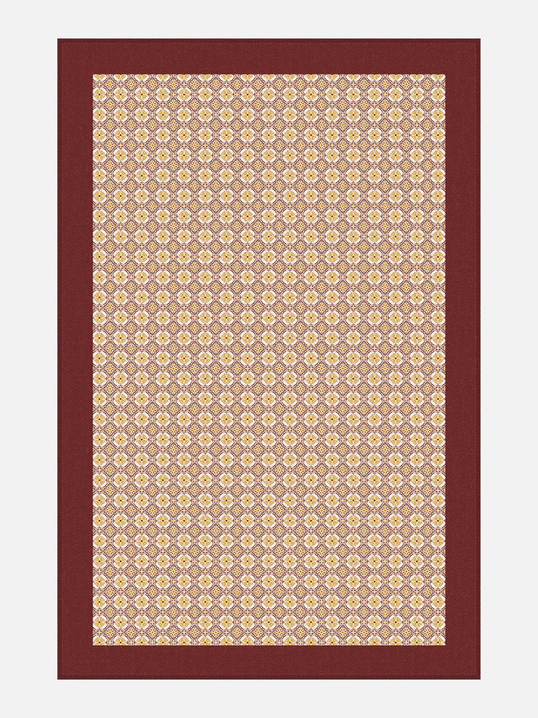 Blanc9 Ajrakh Tablecloth 6/8 Seater Cotton Tablecloth