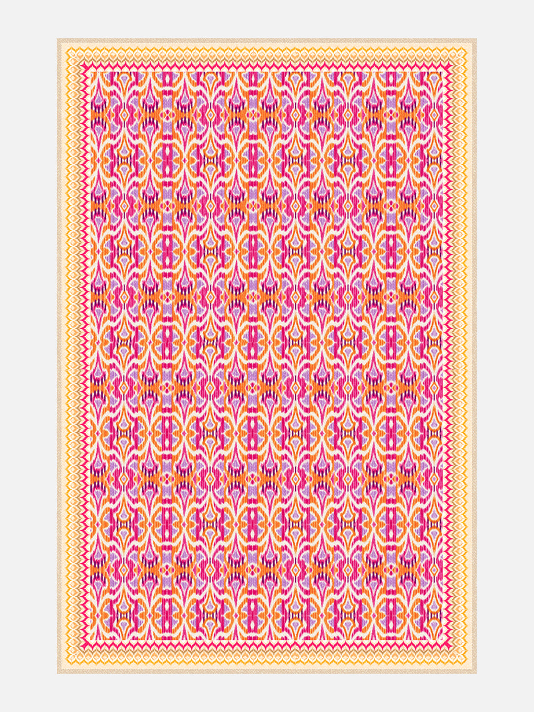 Sharbat-E-Ikat 6/8 Seater Cotton Tablecloth