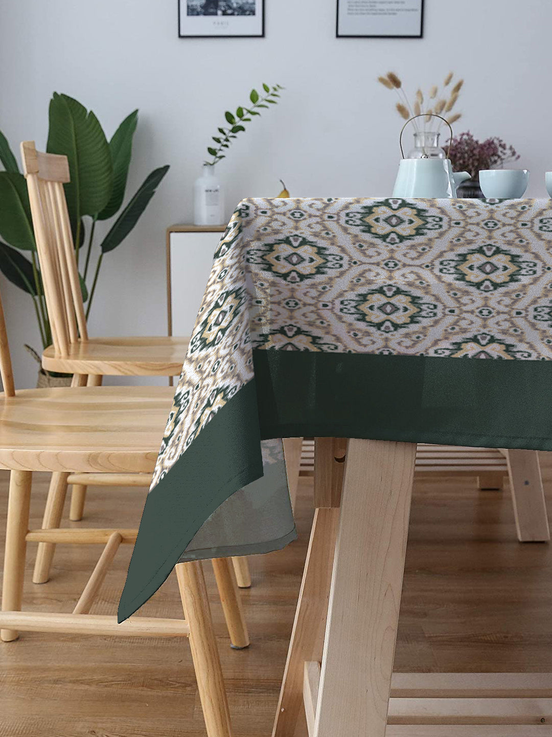 Blanc9 Dastarkhwan 6/8 Seater Cotton Tablecloth