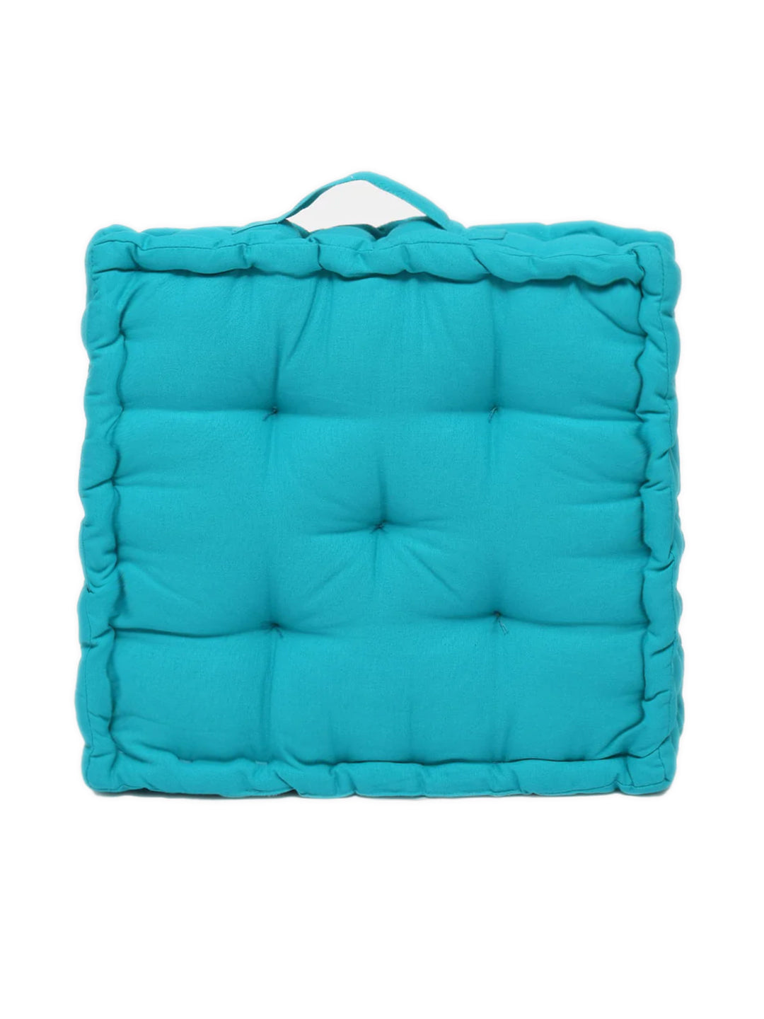 TealBlueDigitallyPrintedFloorCushion