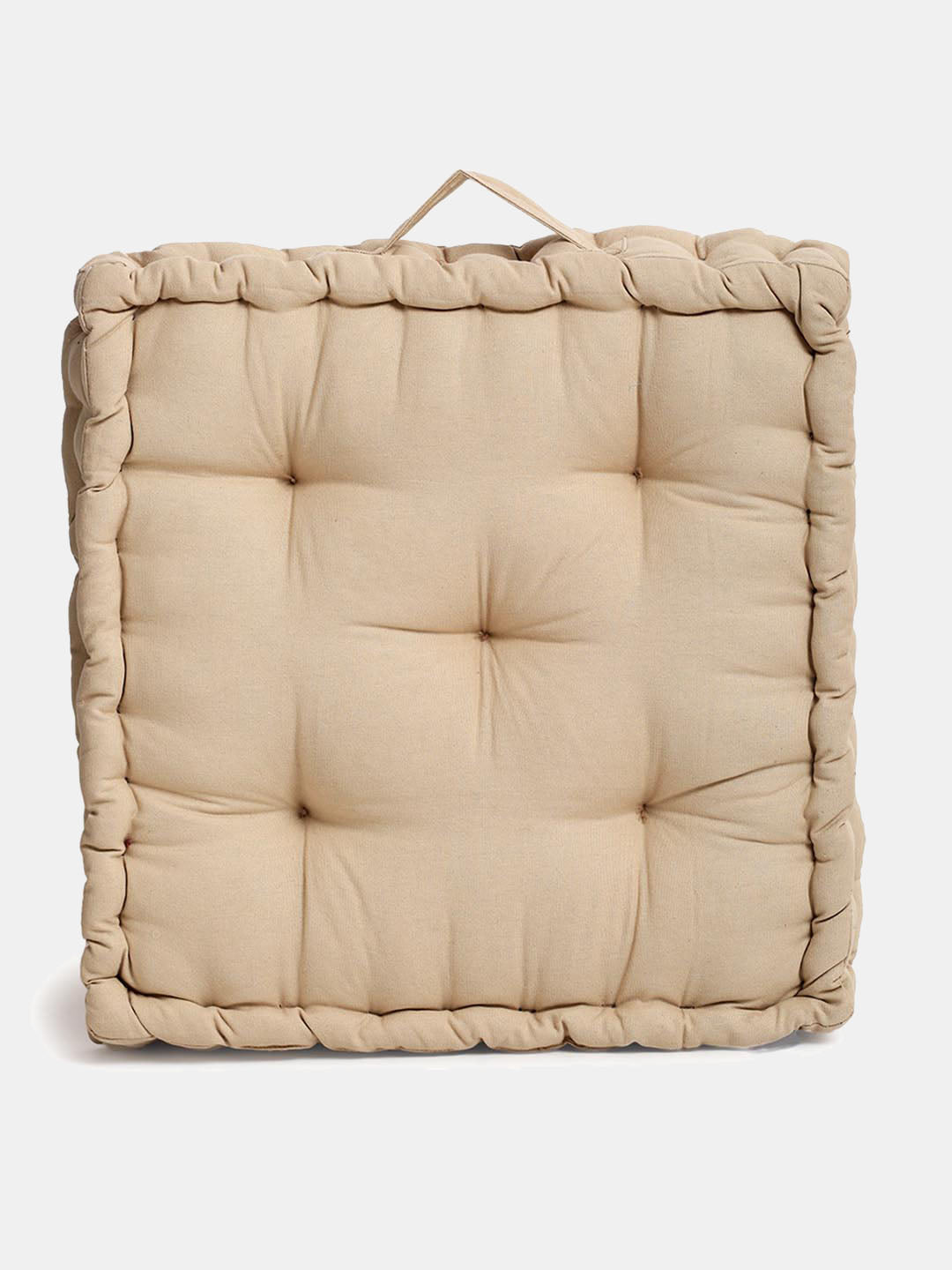 Blanc9 Set of 2 Brown & Beige Matlas Floor Cushion