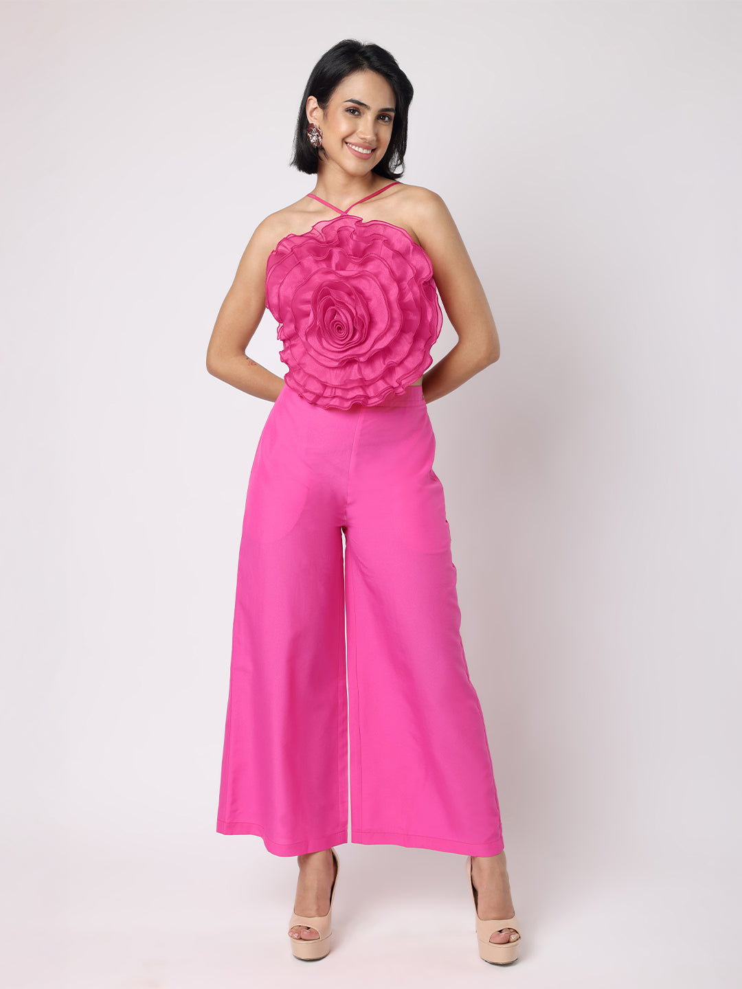Pink Statement Rose Co-ord Set