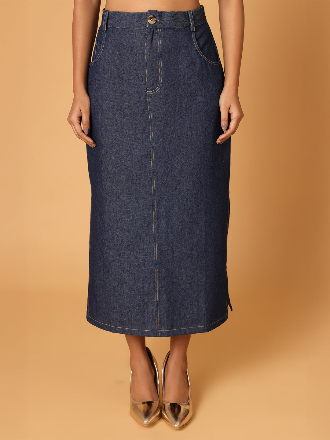 Modern Muse Denim Skirt Set