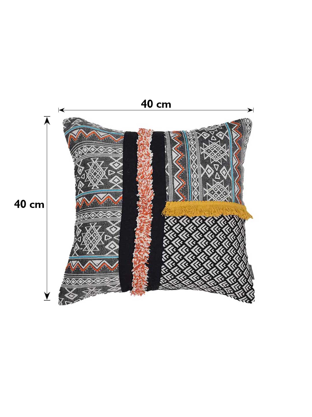 Blanc9 Art of village Cushion Cover