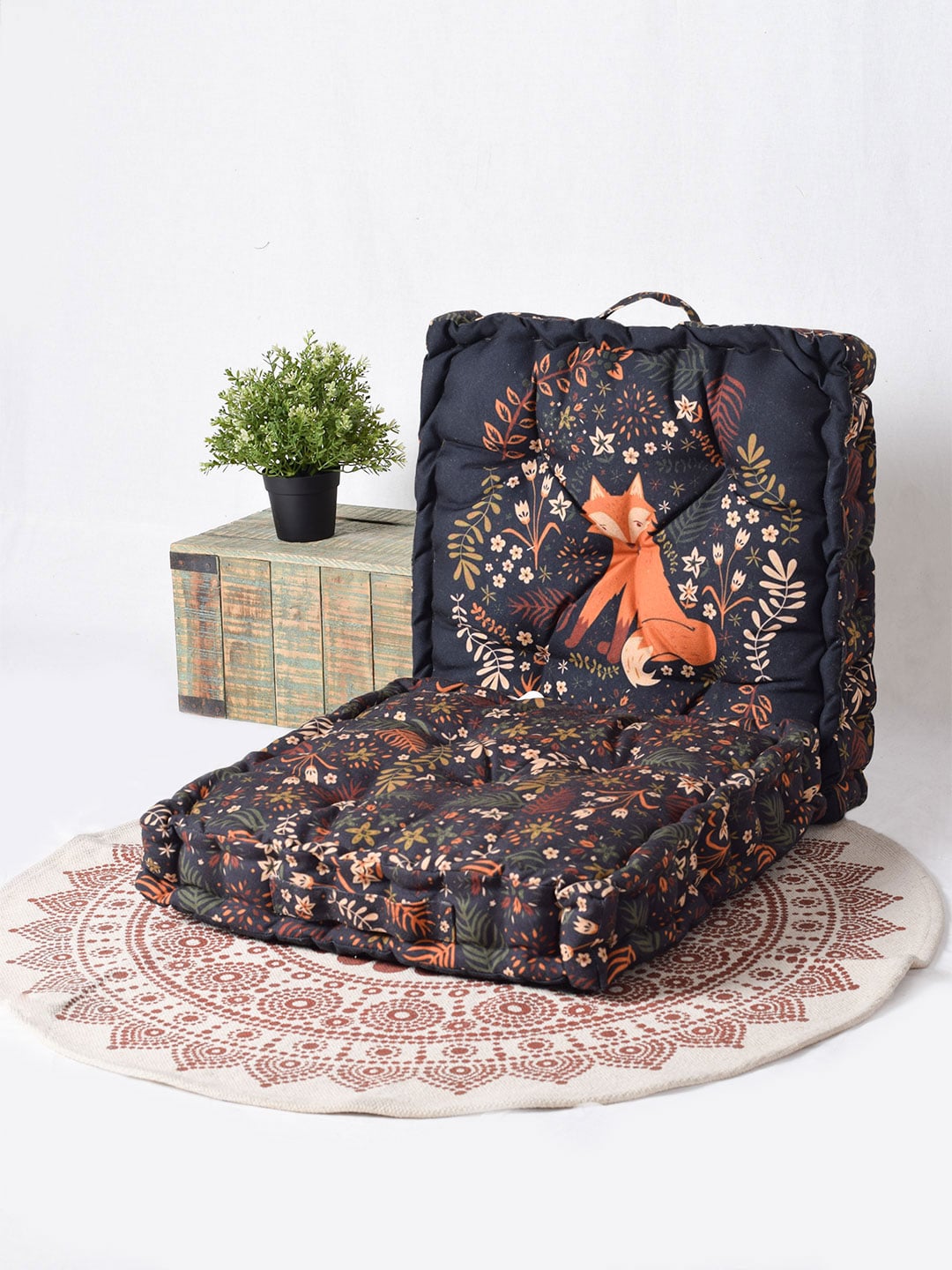 Blanc9 Set of 2 Cozy Fox Matlas Floor Cushion