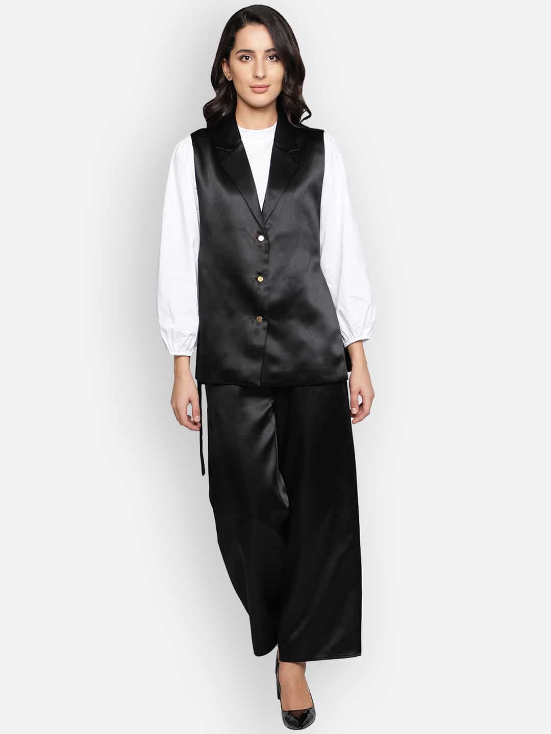 Blanc9 Waistcoat With Side Vents