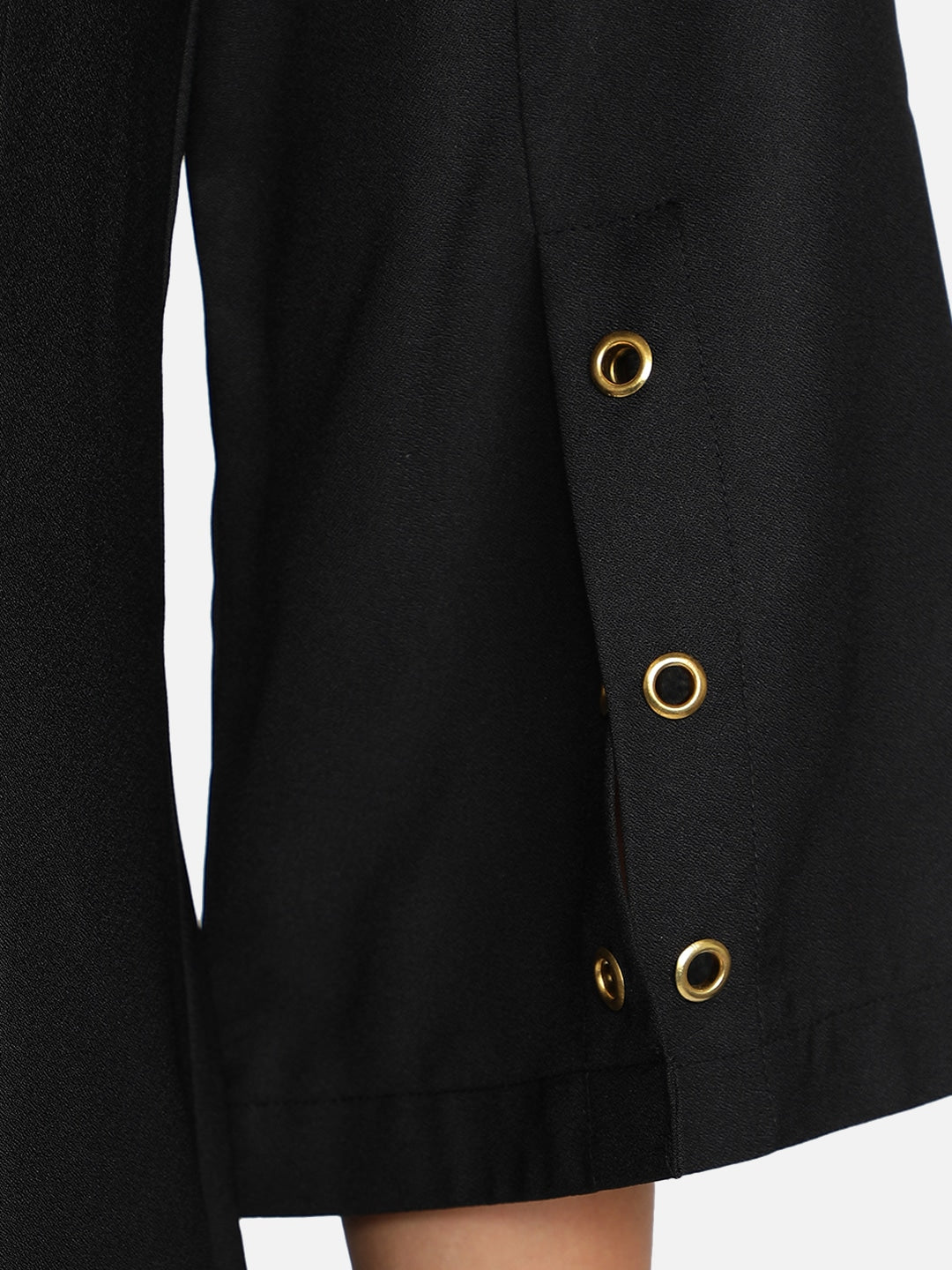 Blanc9 Eyelet Black Tunic