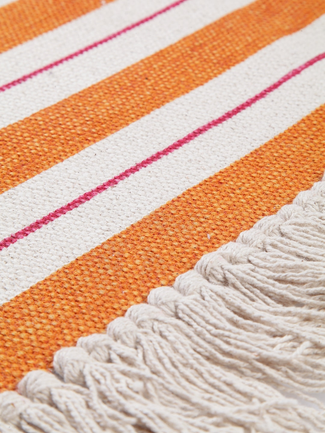 Blanc9 Dyed Woven Striped Rug