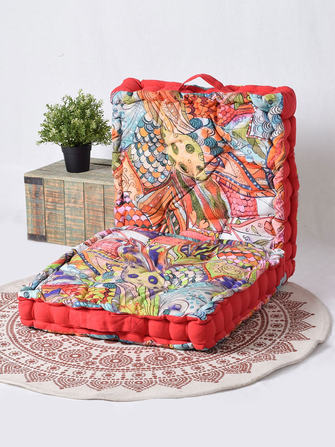 Set of 2 Aquatic Matlas Floor Cushion