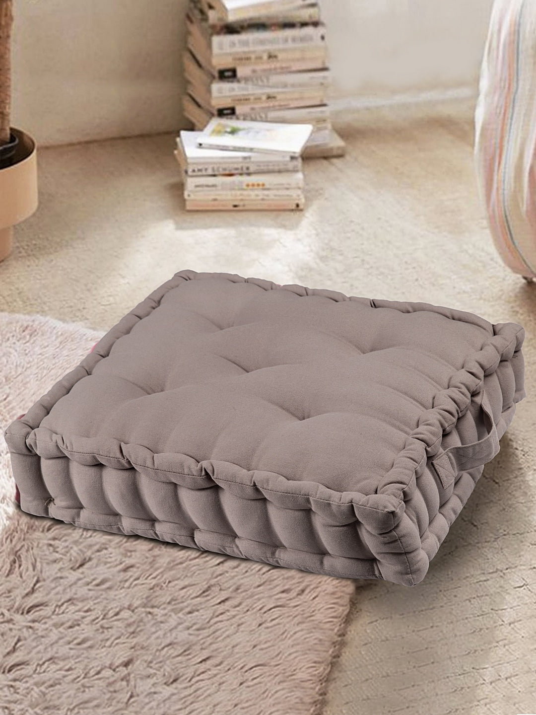 Blanc9 Anulom Vilom Taupe Matlas Floor Cushion