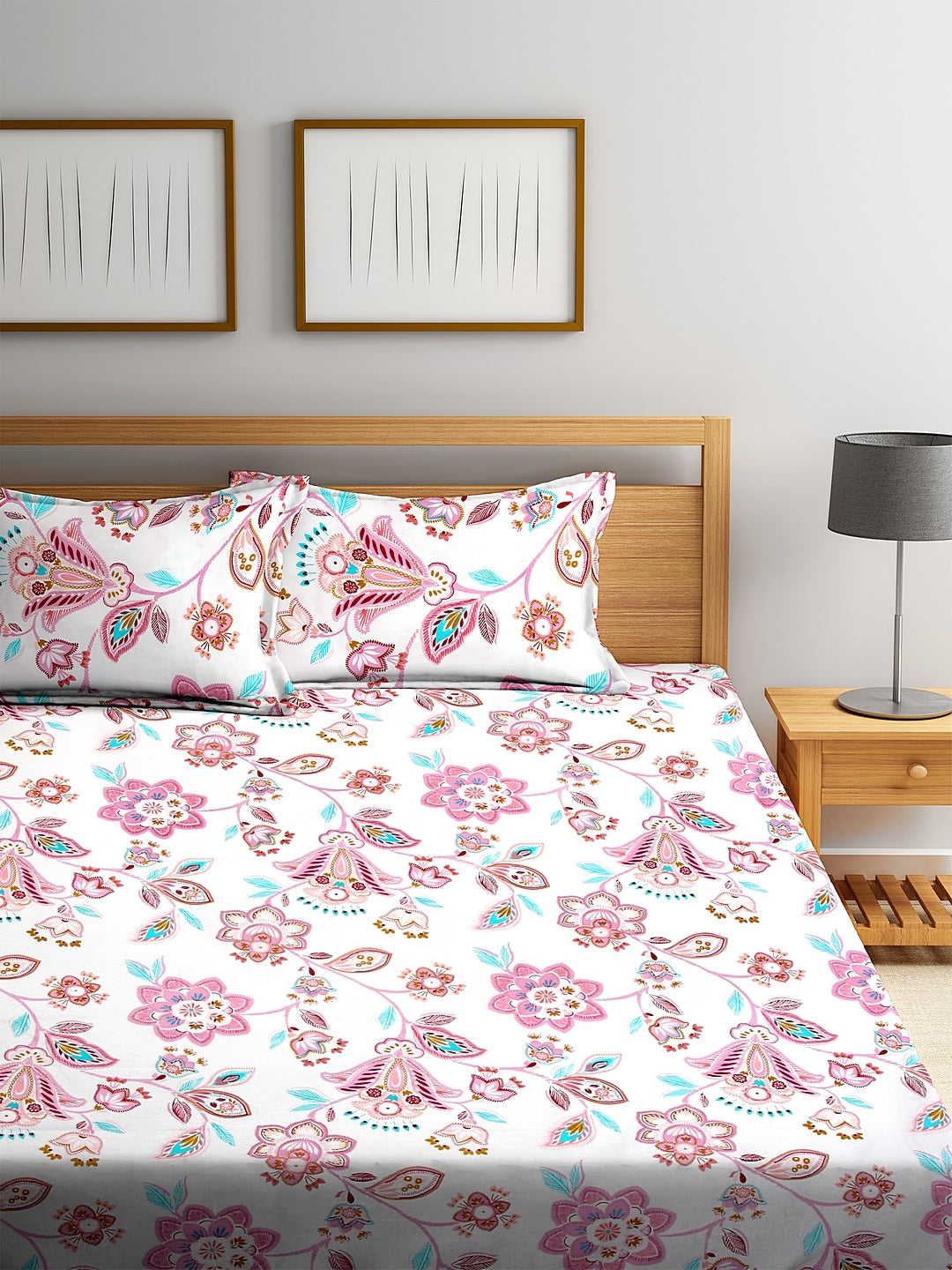 Gulfaam Bedsheet with Pillow Cases