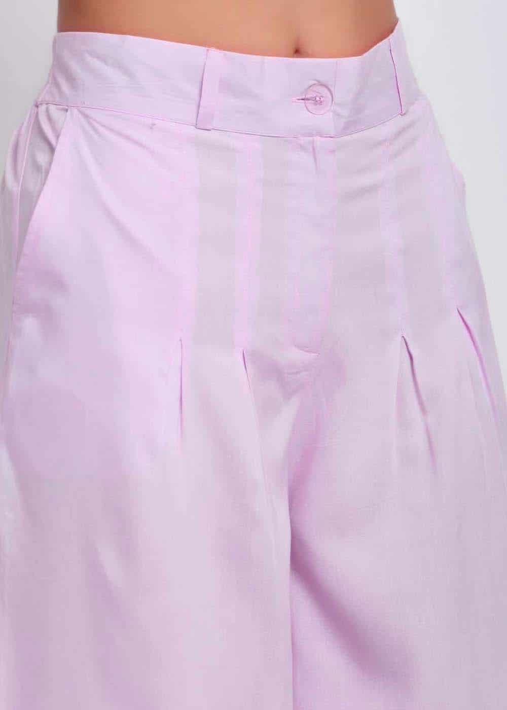 Blanc9 Lilac Palazzo Pants