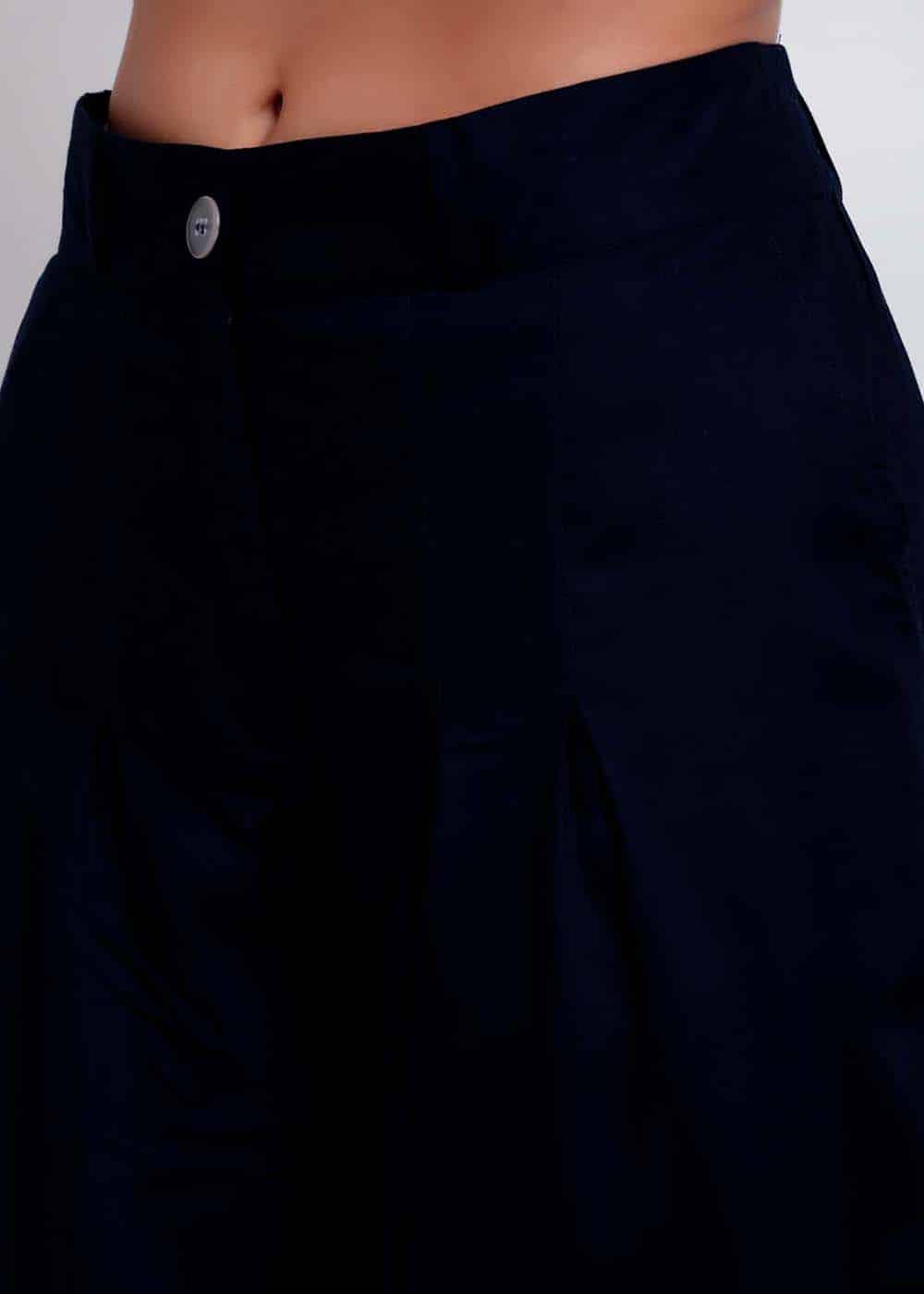 Blanc9 Dark Blue Palazzo Pants