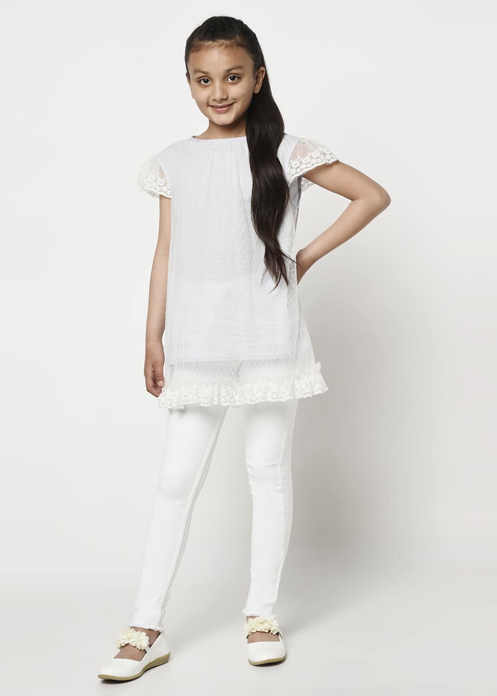 Blanc9 Mesh Tunic