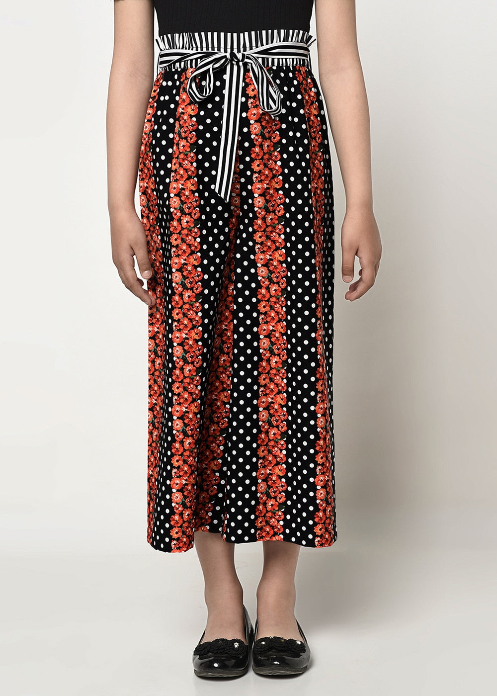 Blanc9 Floral Dots Striper Trouser