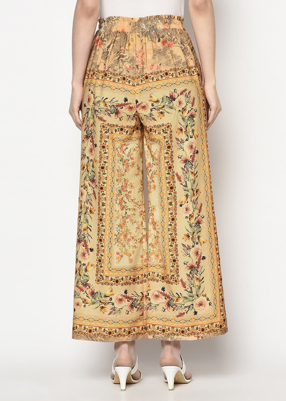 Blanc9 Scarf Print Trouser
