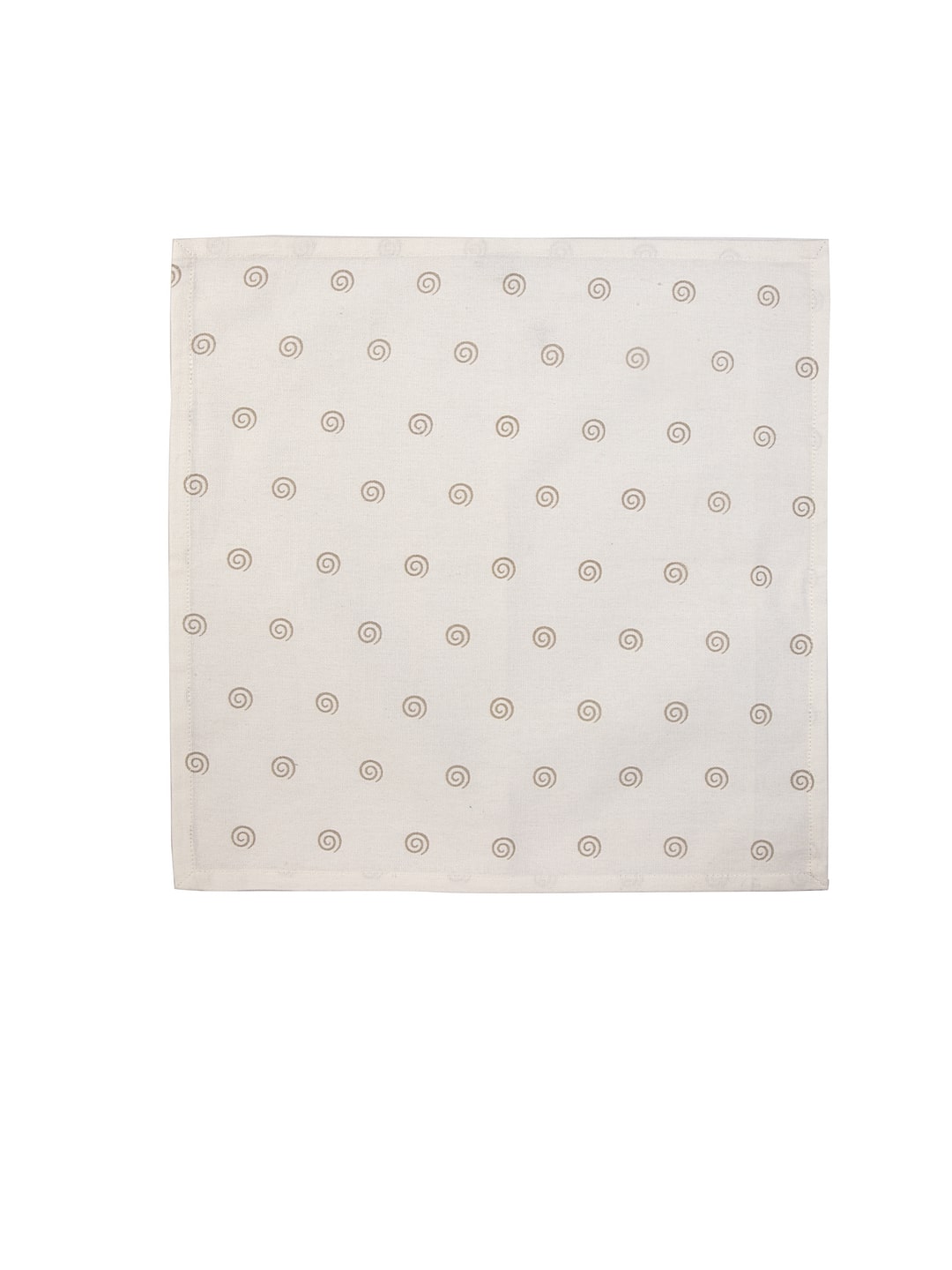 Blanc9 Set of 6 & 8 Swirl Table Napkins