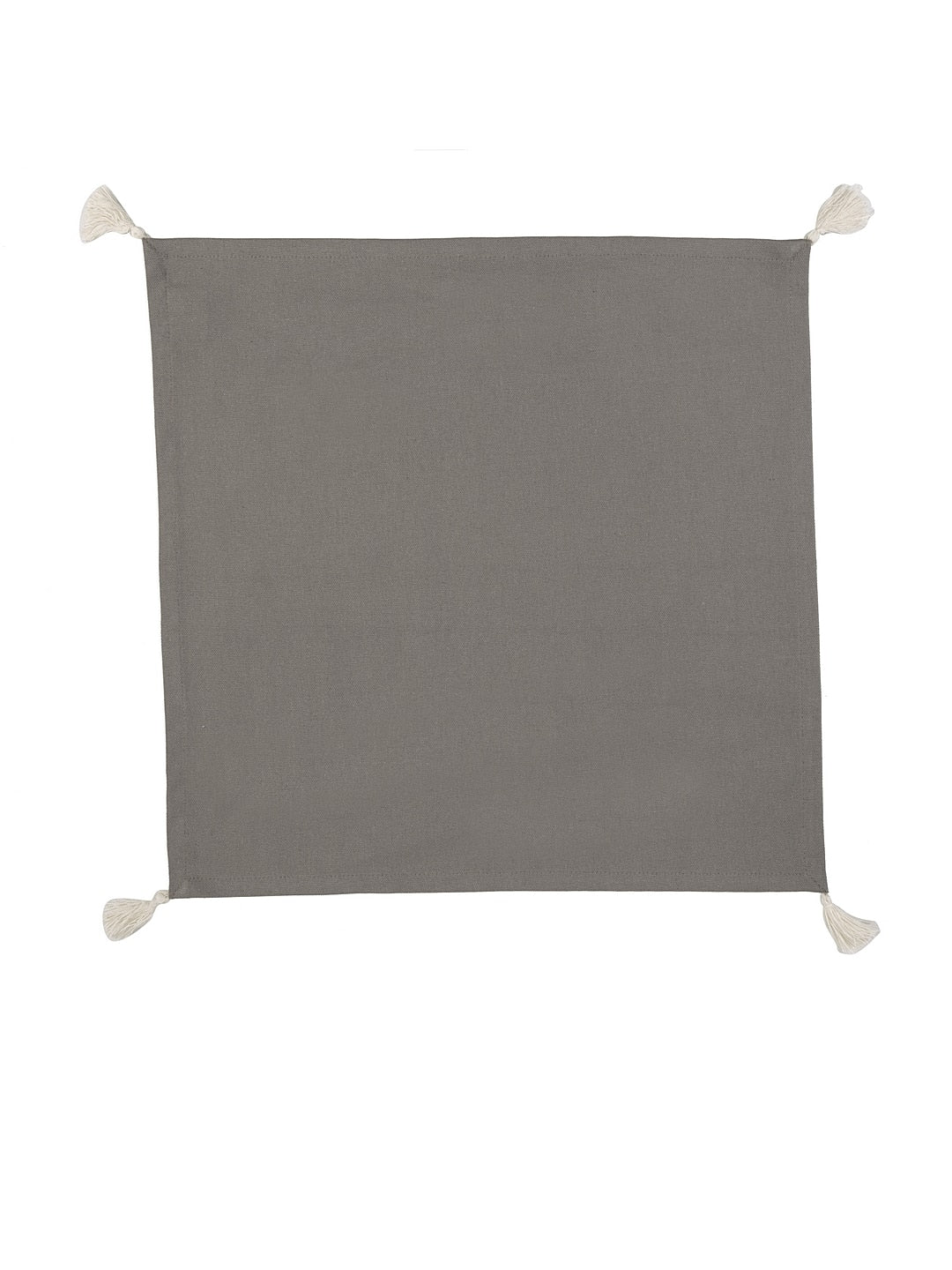 Blanc9 Set of 6 & 8 Fawn Tasseled Table Napkins