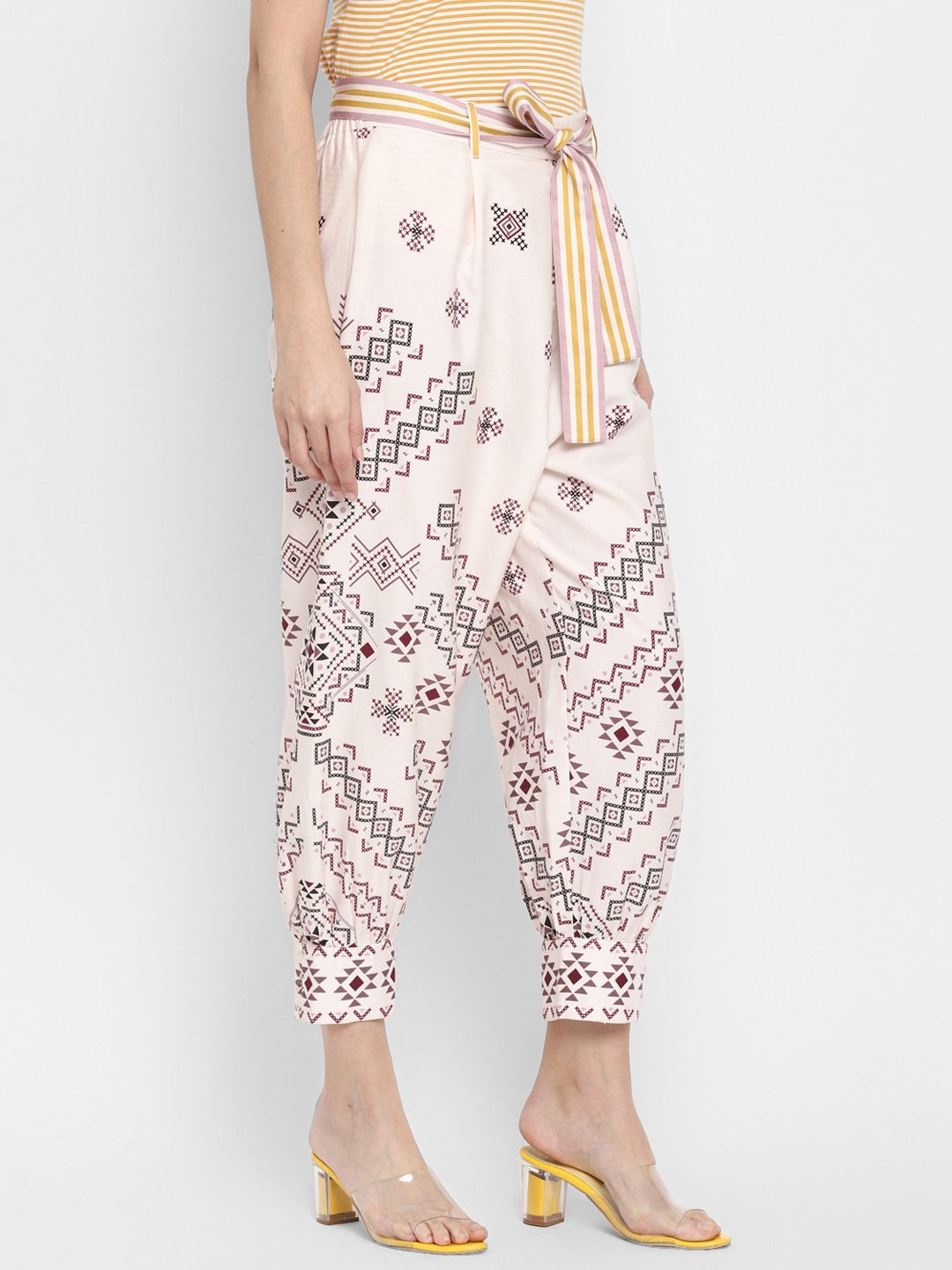Blanc9 Geometric Printed Trouser