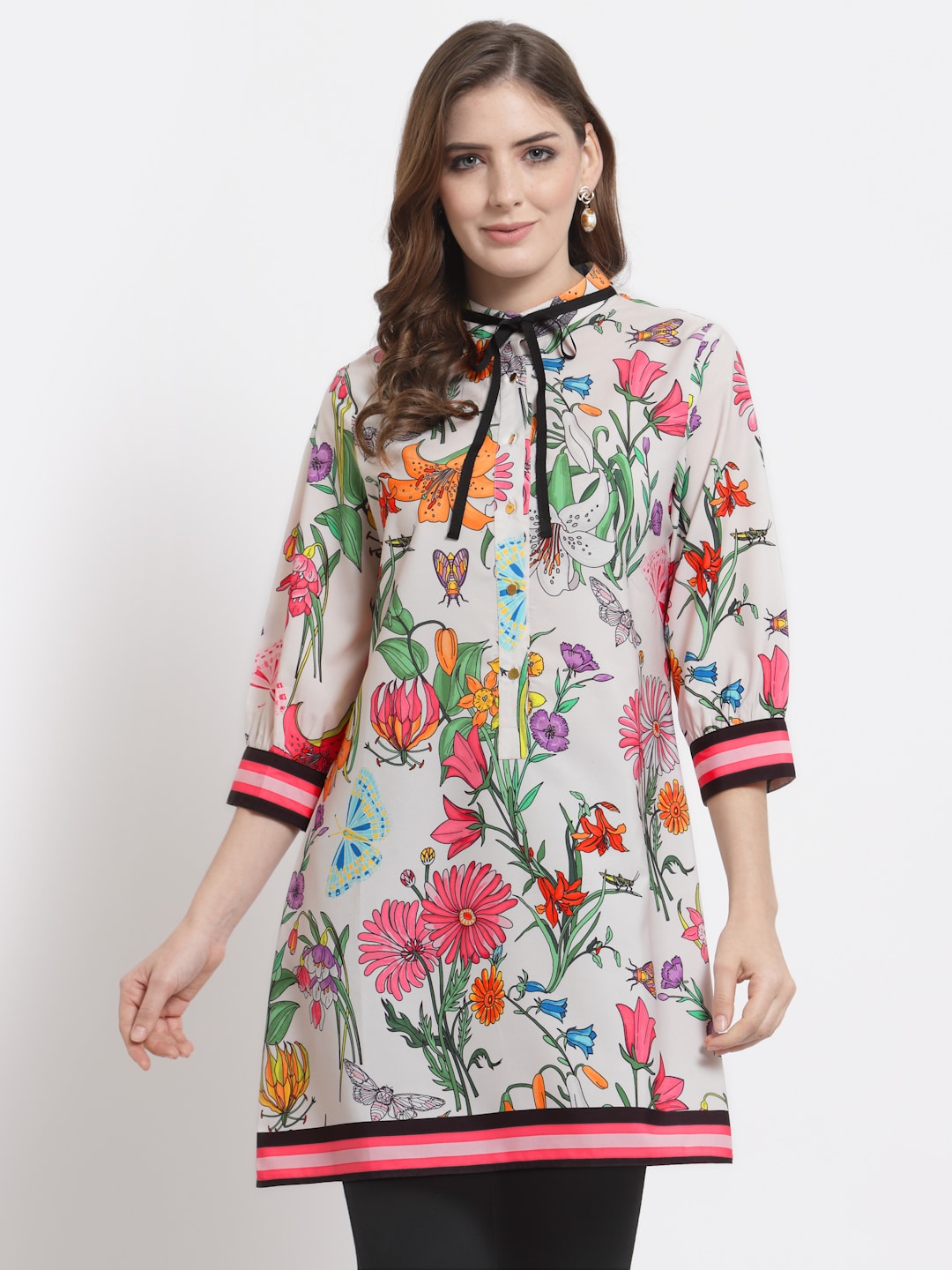 Blanc9 Floral Print Tunic