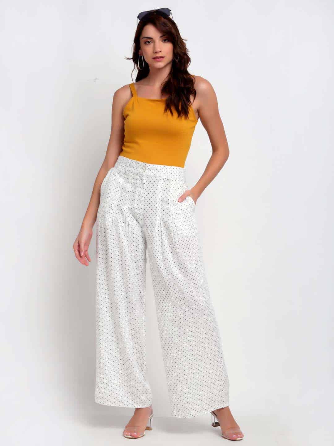 Blanc9 Dots Palazzo Pants