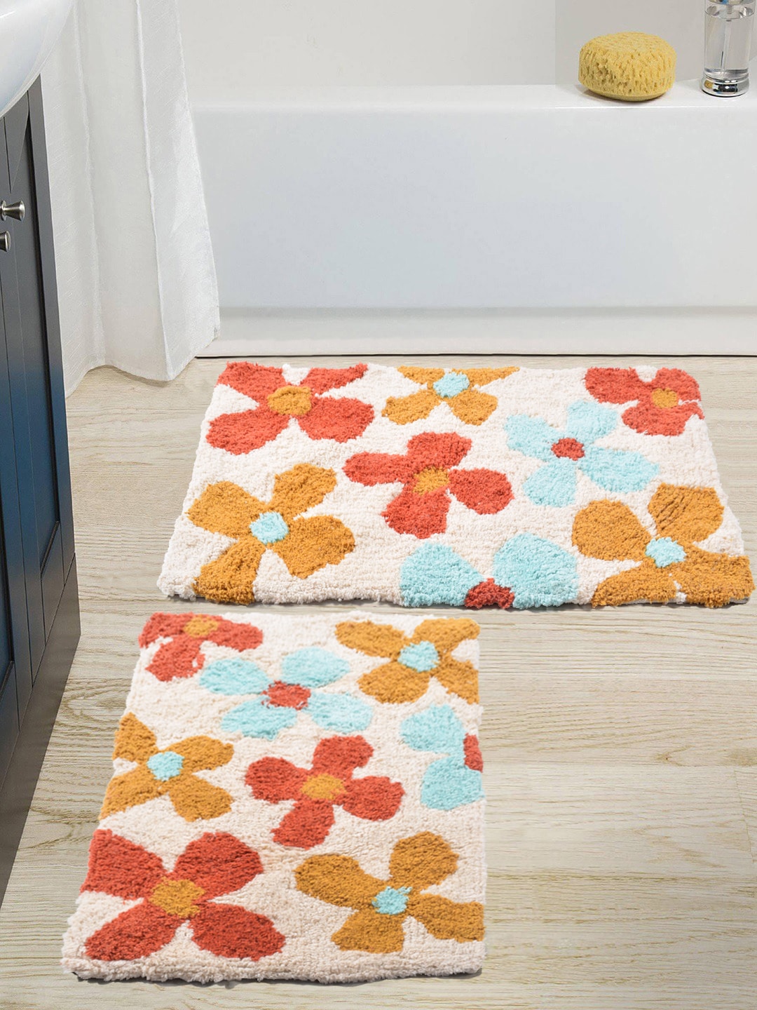 Blossom Cotton Bath Mat