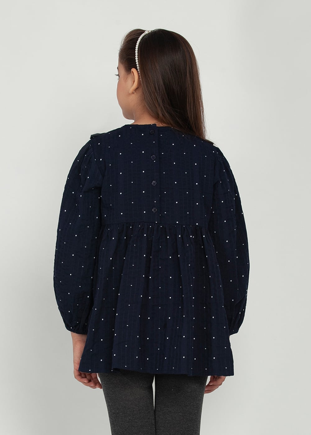 Blanc9 Blue Embroidered Tunic