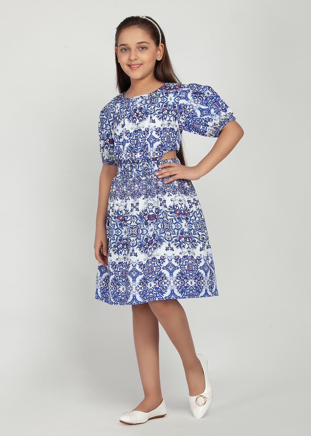 Blanc9 Blue Pottery Dress