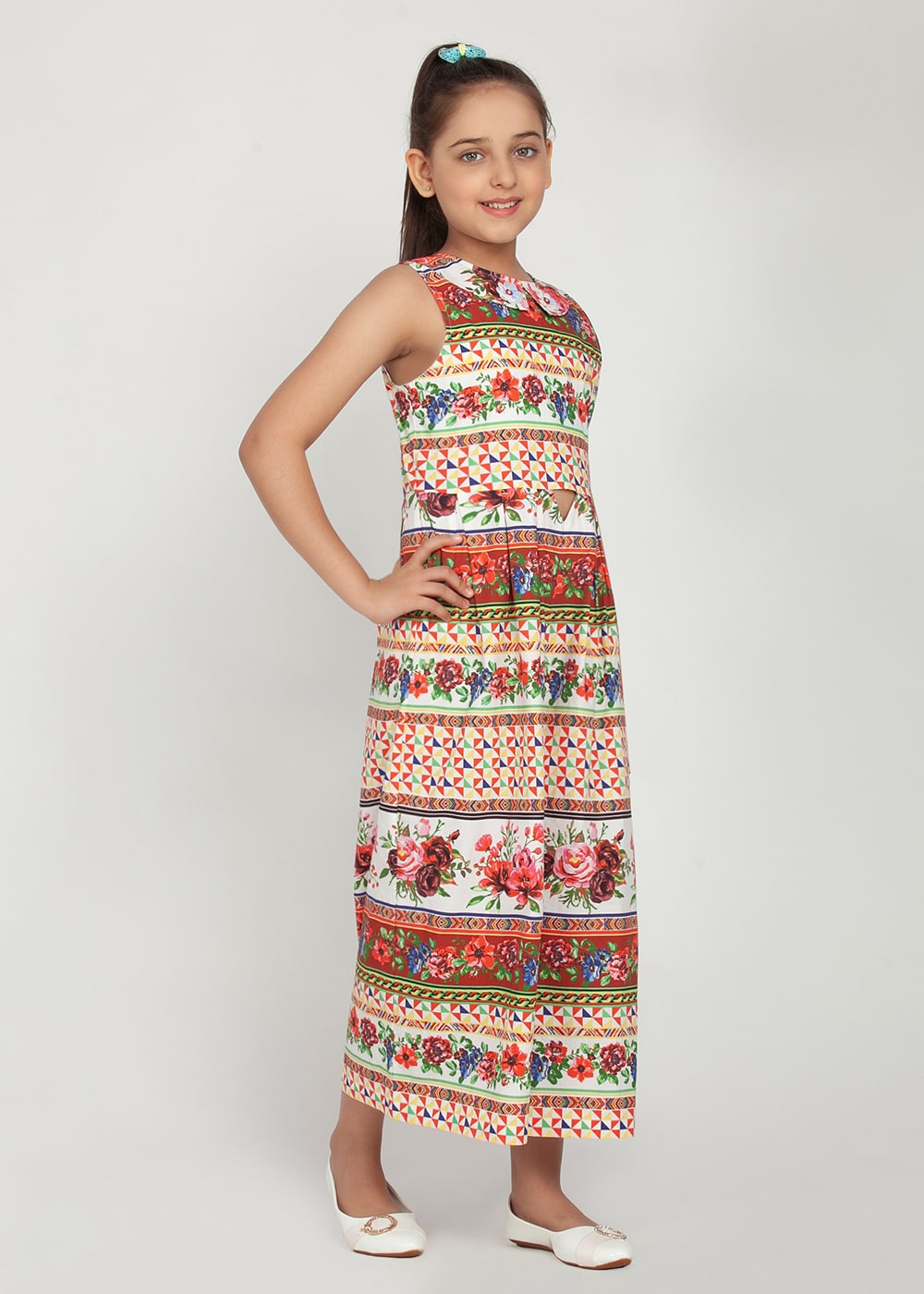 Blanc9 Multi-Floral Jumpsuit