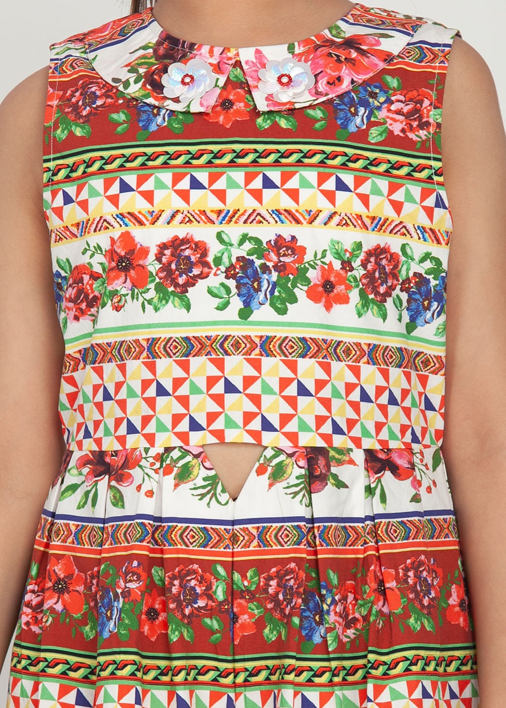 Blanc9 Multi-Floral Jumpsuit