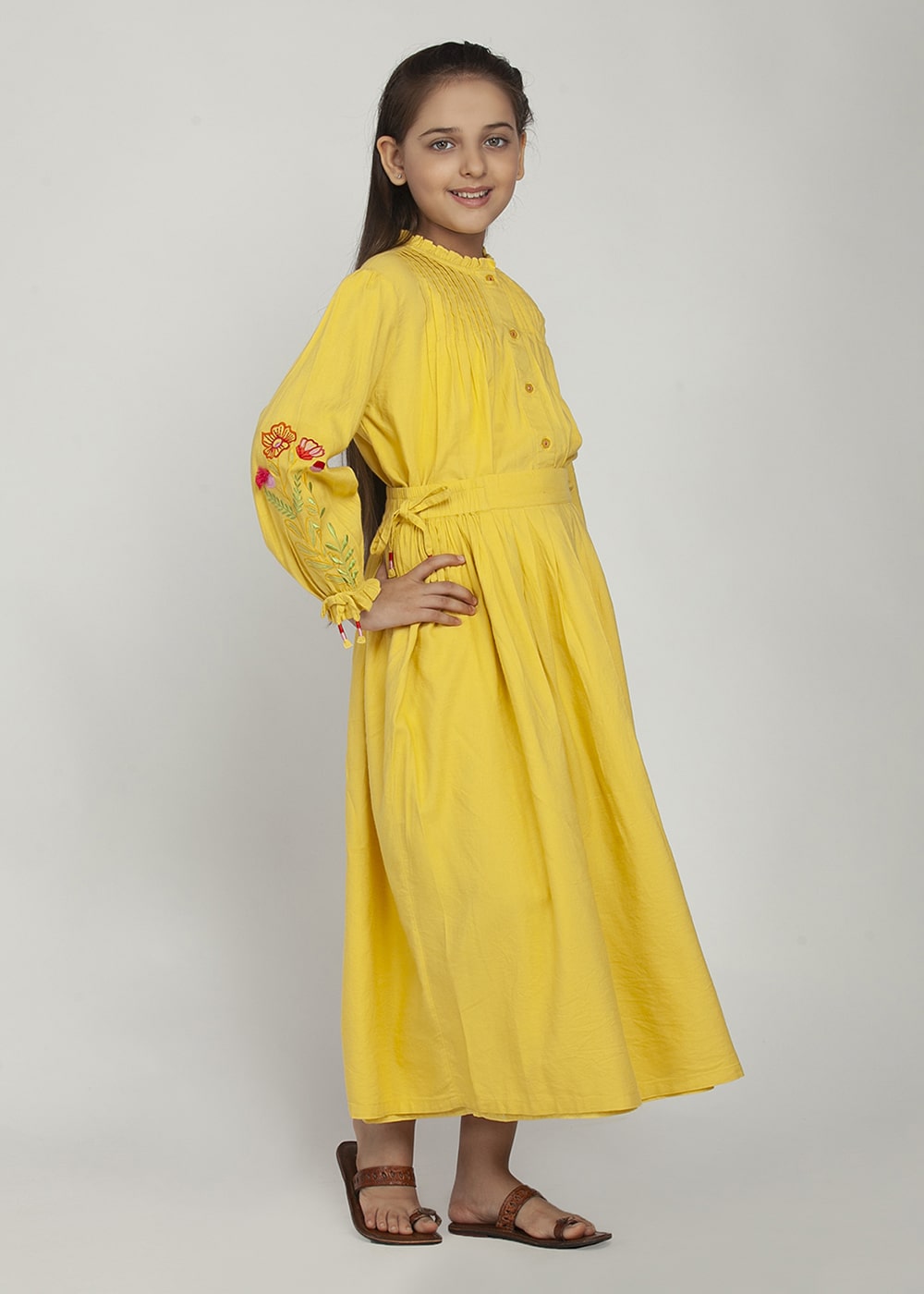 Blanc9 Yellow Floral Suit