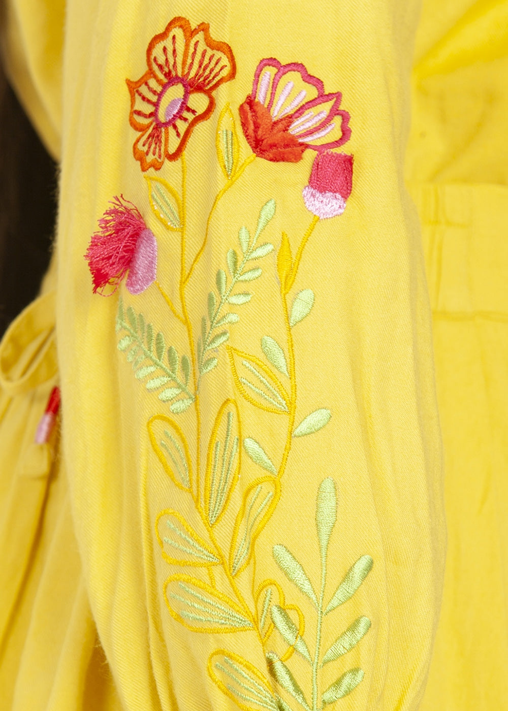 Blanc9 Yellow Floral Suit