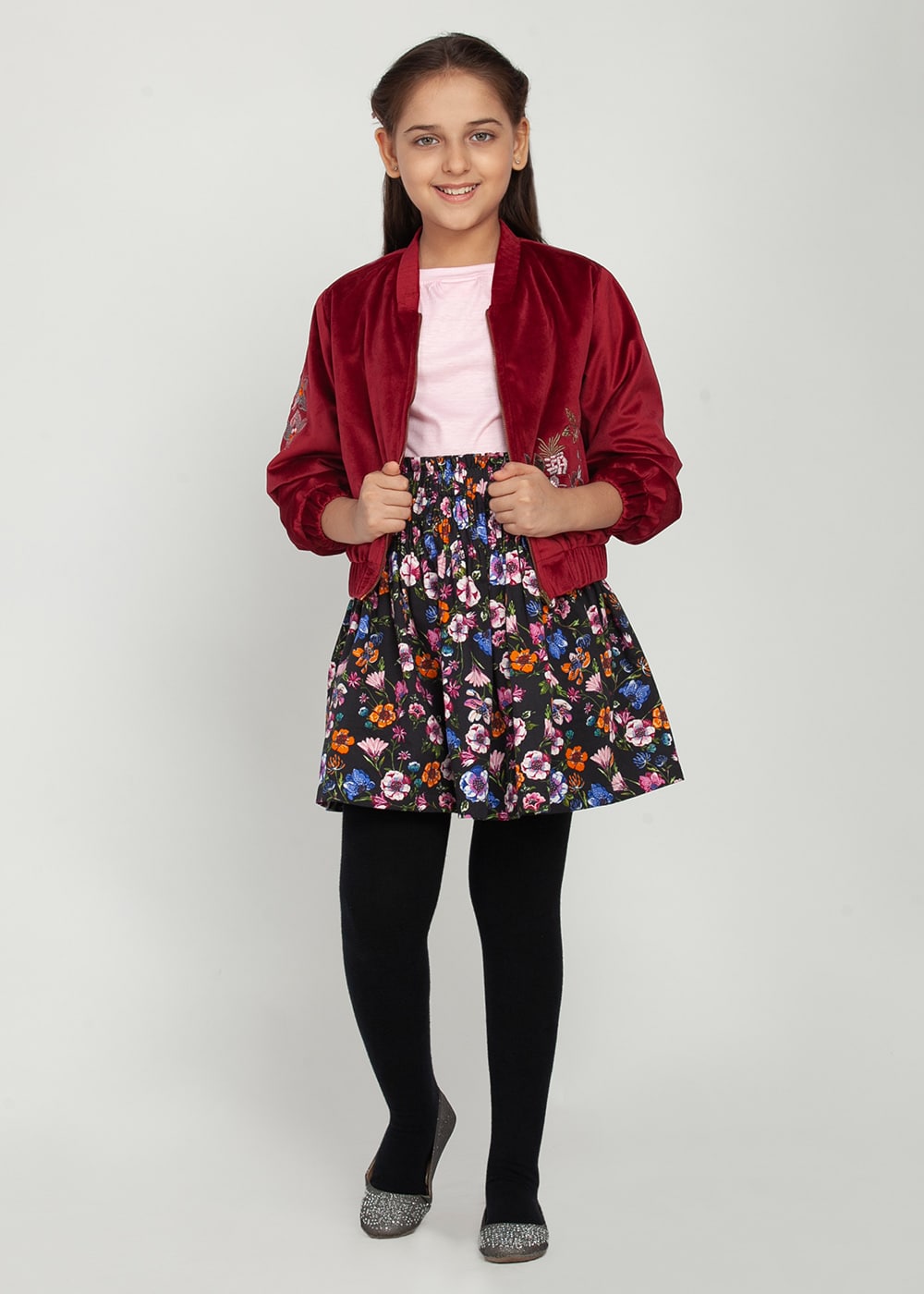 Blanc9 Bomber Jacket Skirt-Set