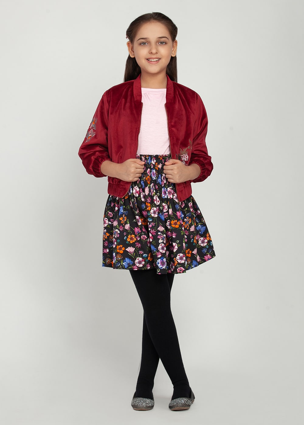 Blanc9 Bomber Jacket Skirt-Set