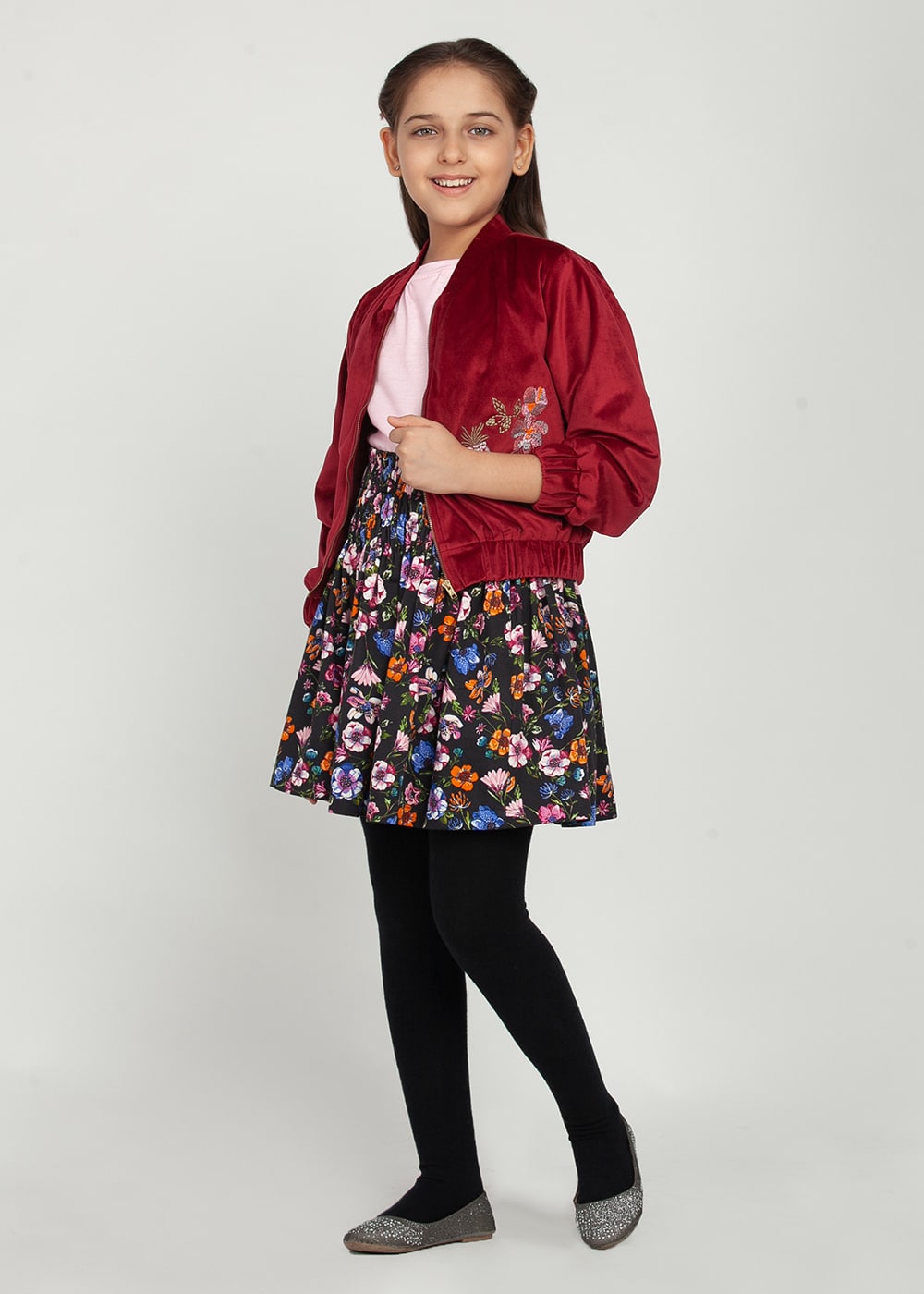 Blanc9 Bomber Jacket Skirt-Set