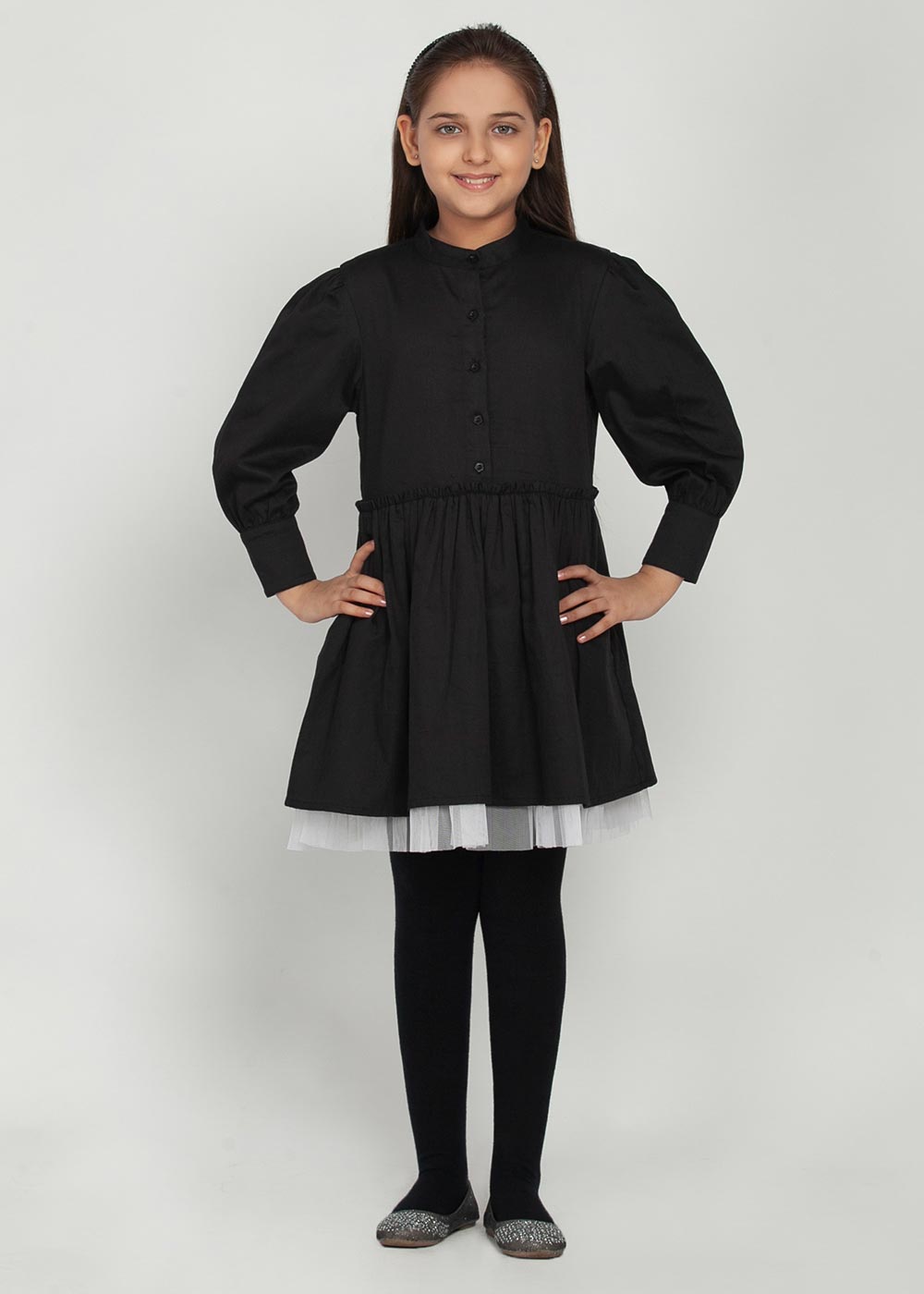 Blanc9 Black-Shirt Dress