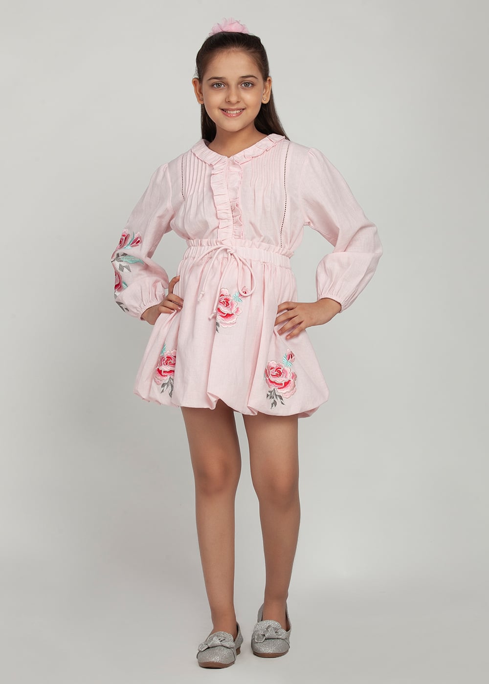 Blanc9 Rose Skirt Top Set