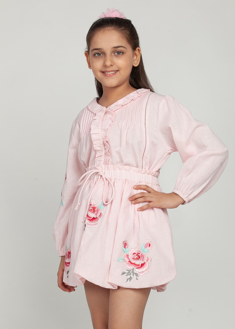 Blanc9 Rose Skirt Top Set
