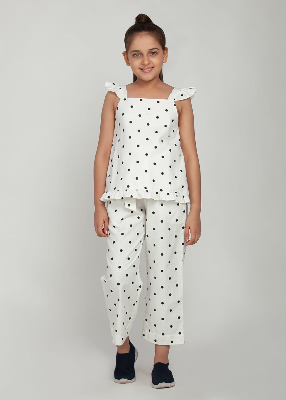 Blanc9 Polka Trouser Set